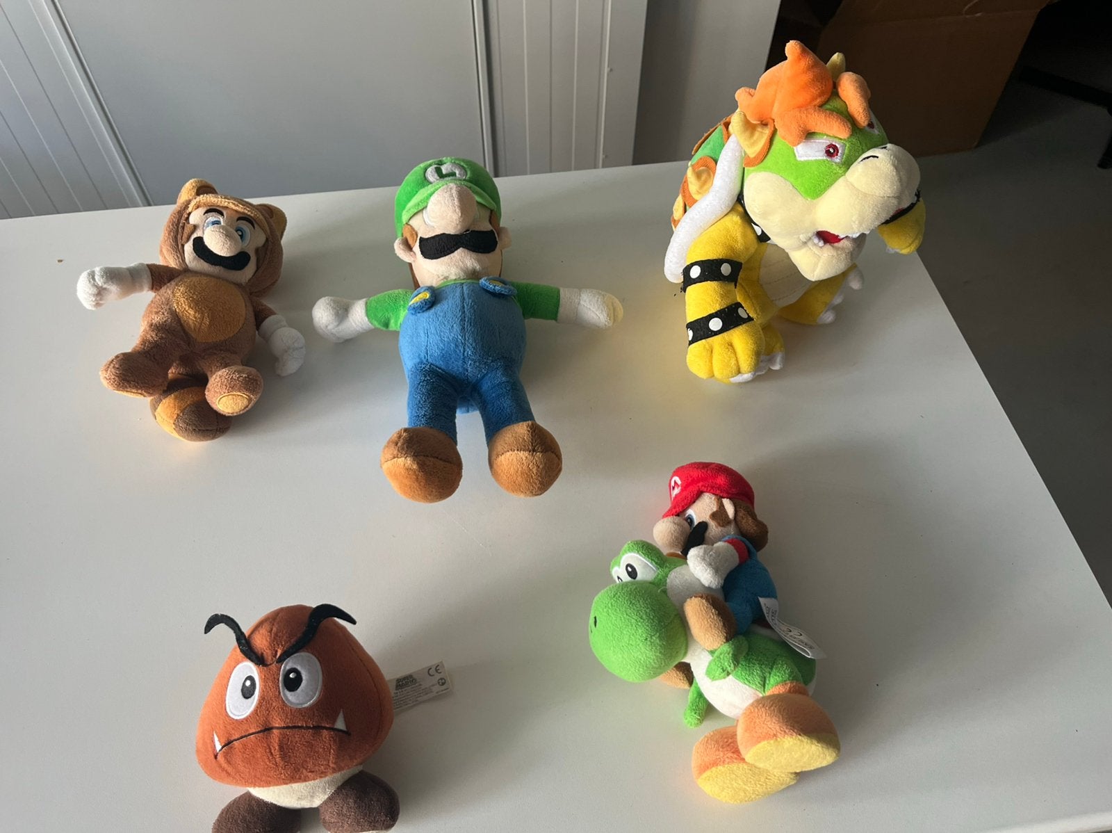 Nintendo Super Mario knuffels per stuk te koop vanaf 9 euro, Kinderen en Baby's, Ophalen of Verzenden, Zo goed als nieuw, Overige typen