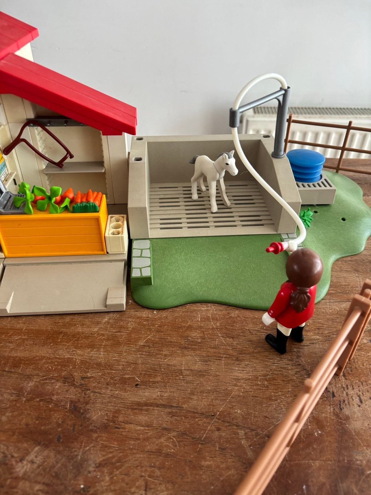 Playmobil Paardenstal/ manege met accessoires, Ophalen of Verzenden, Gebruikt, Jongen of Meisje