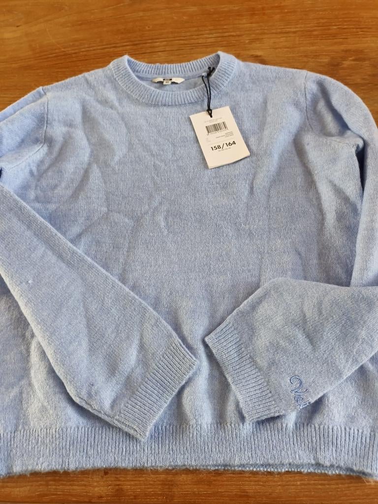 Leuk lichtblauw truitje, Kinderen en Baby's, Kinderkleding | Maat 158, Meisje, Trui of Vest, Nieuw, Ophalen of Verzenden