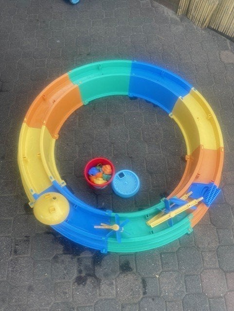 zandbak en waterbaan, Ophalen, Nieuw