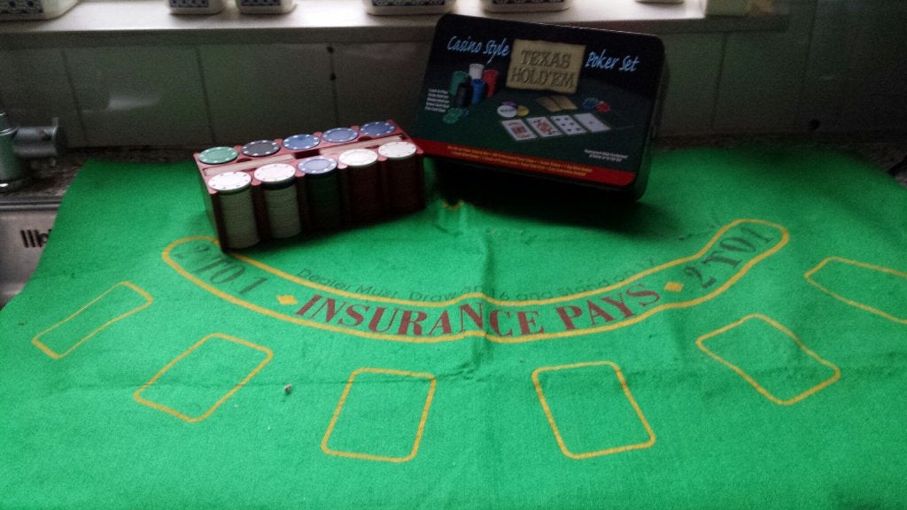 Te koop Poker set Casino style, Ophalen of Verzenden, Zo goed als nieuw