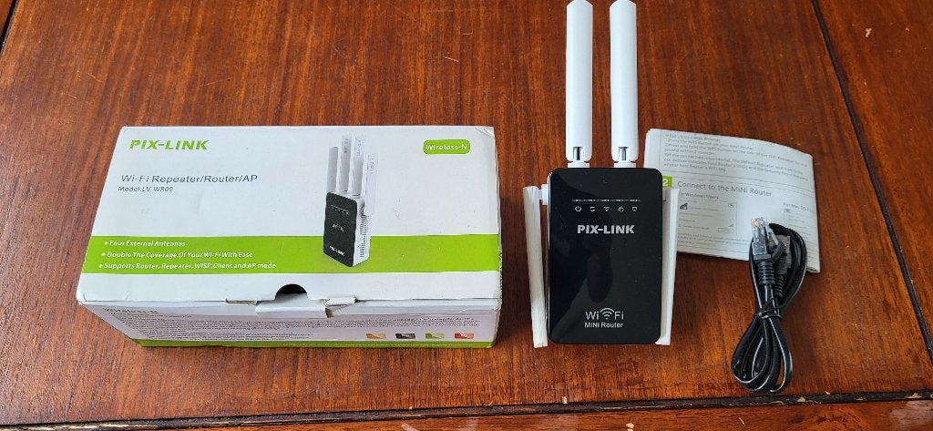 Pix-Link Wi-Fi Repeater/Router/AP Model: LV-WR09, Ophalen of Verzenden, Gebruikt, PIX-LINK