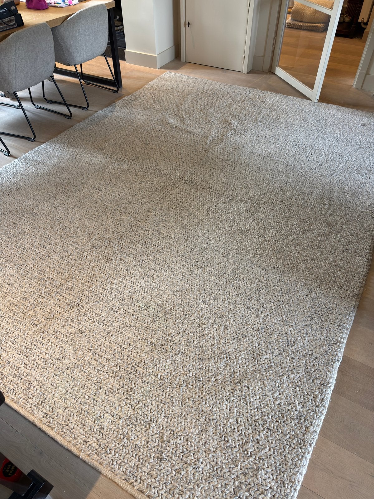 Bolia Braid Vloerkleed 350x250cm - Zeer nette staat, Huis en Inrichting, Stoffering | Tapijten en Kleden, Ophalen, Zo goed als nieuw