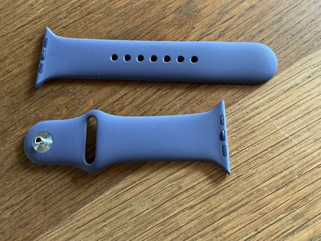 Apple watch bandje 46mm s/m paars-blauw, Apple Watch ⌚️, Paars, IOS, Nieuw
