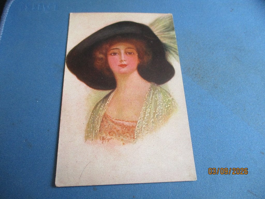 84 fantasie, Verzamelen, Ansichtkaarten | Themakaarten, Ophalen of Verzenden, Voor 1920, Gelopen, Sterren en Beroemdheden