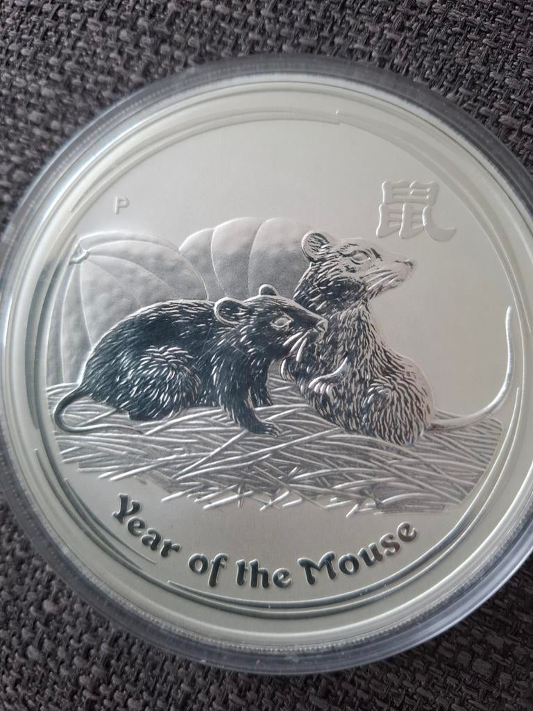 Lunar II Serie 10 Oz Zilveren Munten - Jaartallen/Compleet, Ophalen of Verzenden