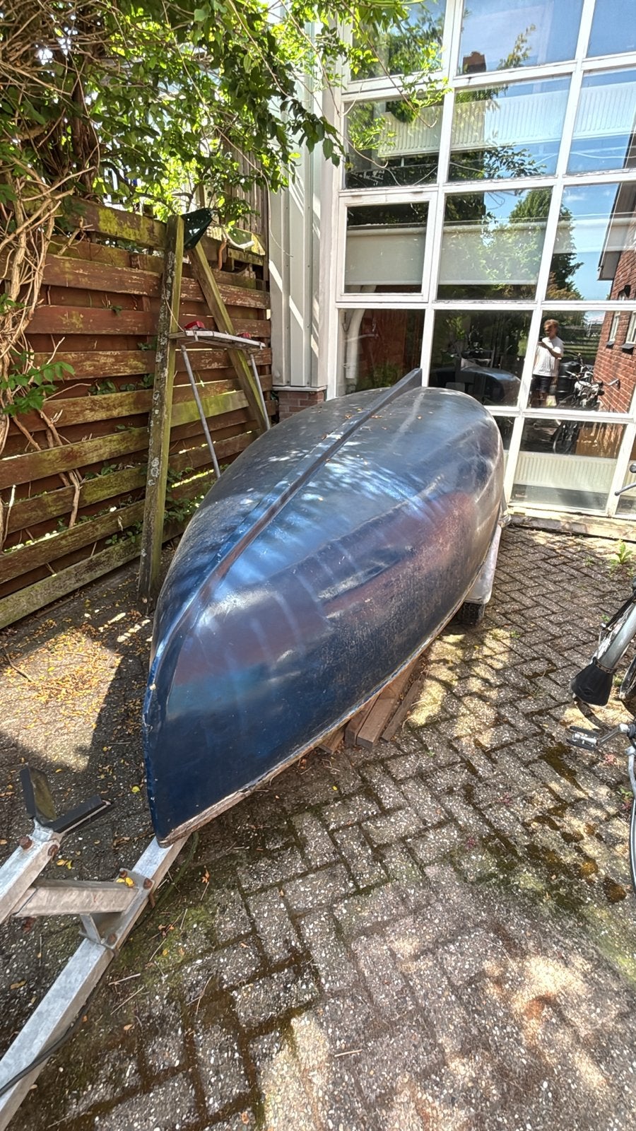 Kleine blauwe boot, Ophalen, Gebruikt