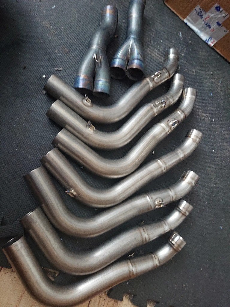 NIEUW AKRAPOVIC TITANIUM  uitlaat bochten R1, Motoren, Onderdelen | Yamaha, Ophalen, Nieuw