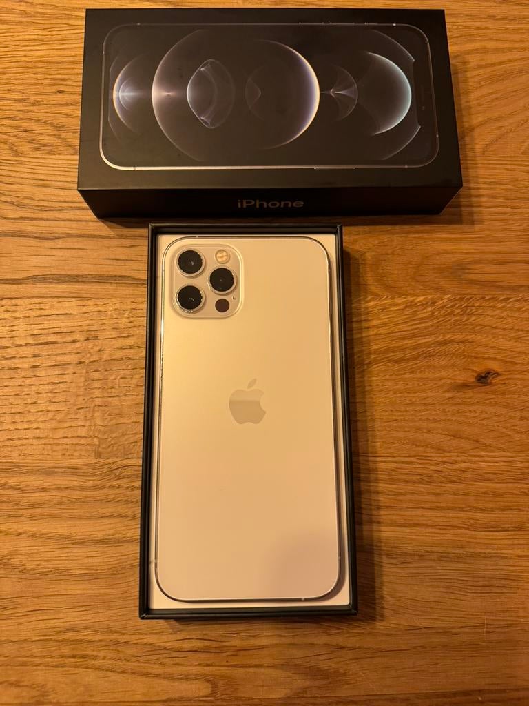 Iphone 12pro, Telecommunicatie, Mobiele telefoons | Apple iPhone, 256 GB, Zo goed als nieuw, 84 %, Zilver