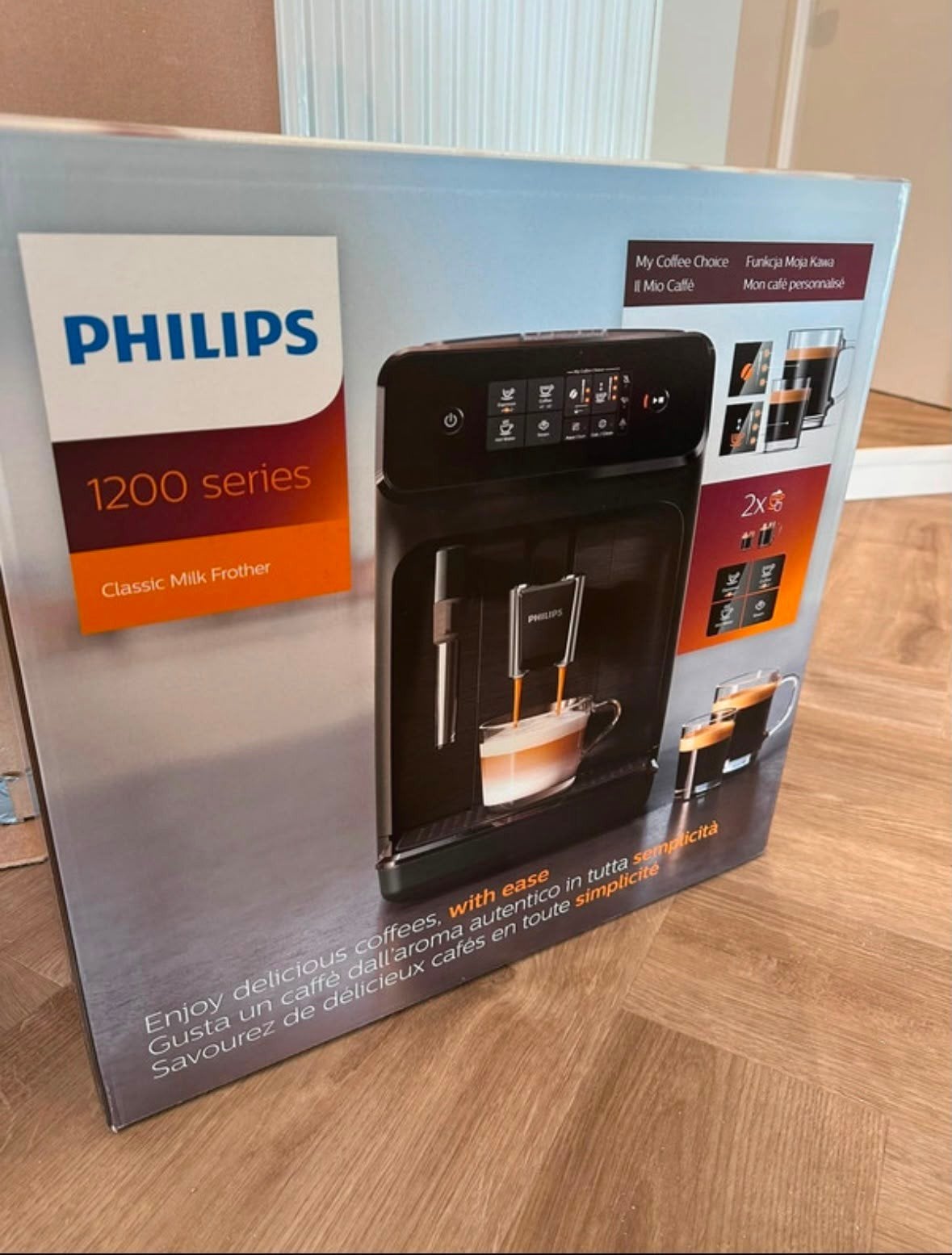 Philips 1200 Series Koffiezetapparaat - Nieuw in doos, 4 tot 10 kopjes, Afneembaar waterreservoir, Koffiemachine, Nieuw