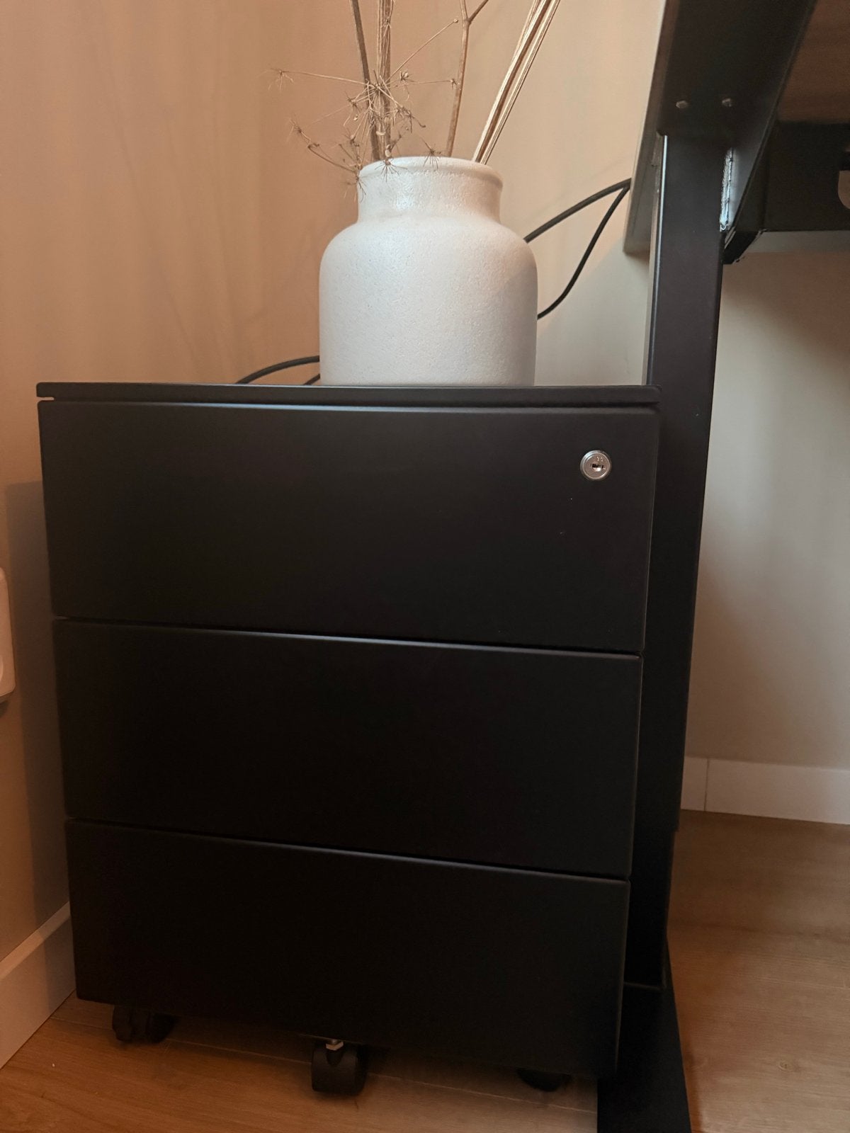 Zwart ladeblok op wielen, Ophalen, Gebruikt, 50 tot 100 cm, 3 of 4 laden