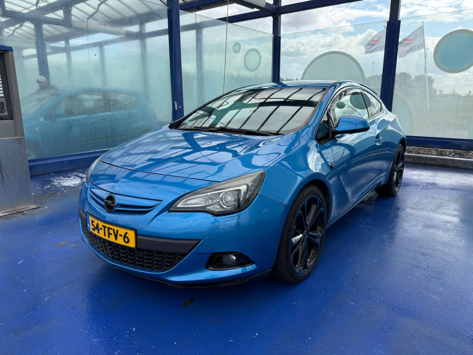 Opel Astra 1.4 16V 103KW GTC 2012 Blauw, Auto's, Voorwielaandrijving, 1350 kg, Zwart, 700 kg
