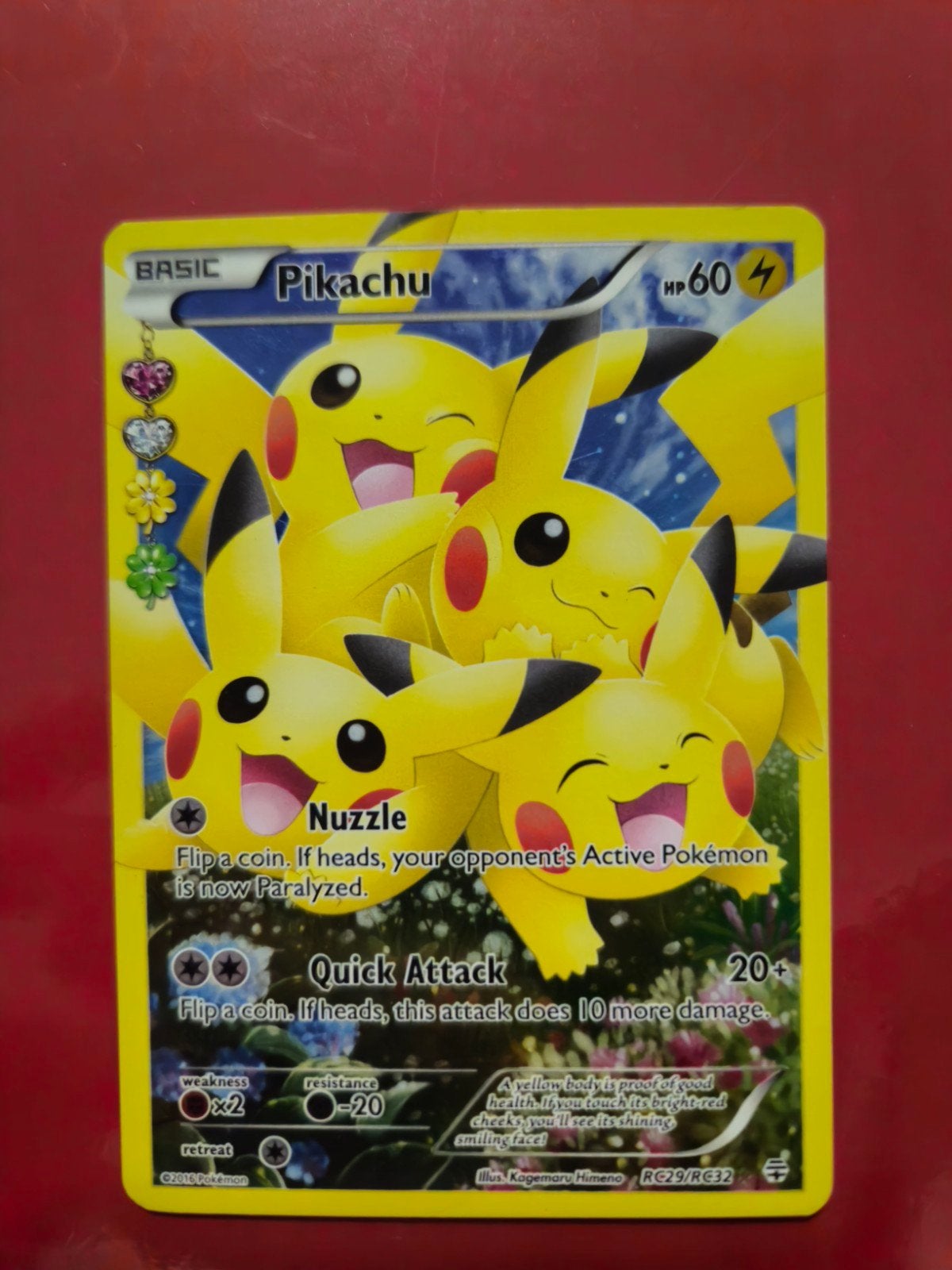 Pikachu RC29 Pokémon. Collection only non grading., Hobby en Vrije tijd, Ophalen of Verzenden, Gebruikt, Losse kaart, Foil
