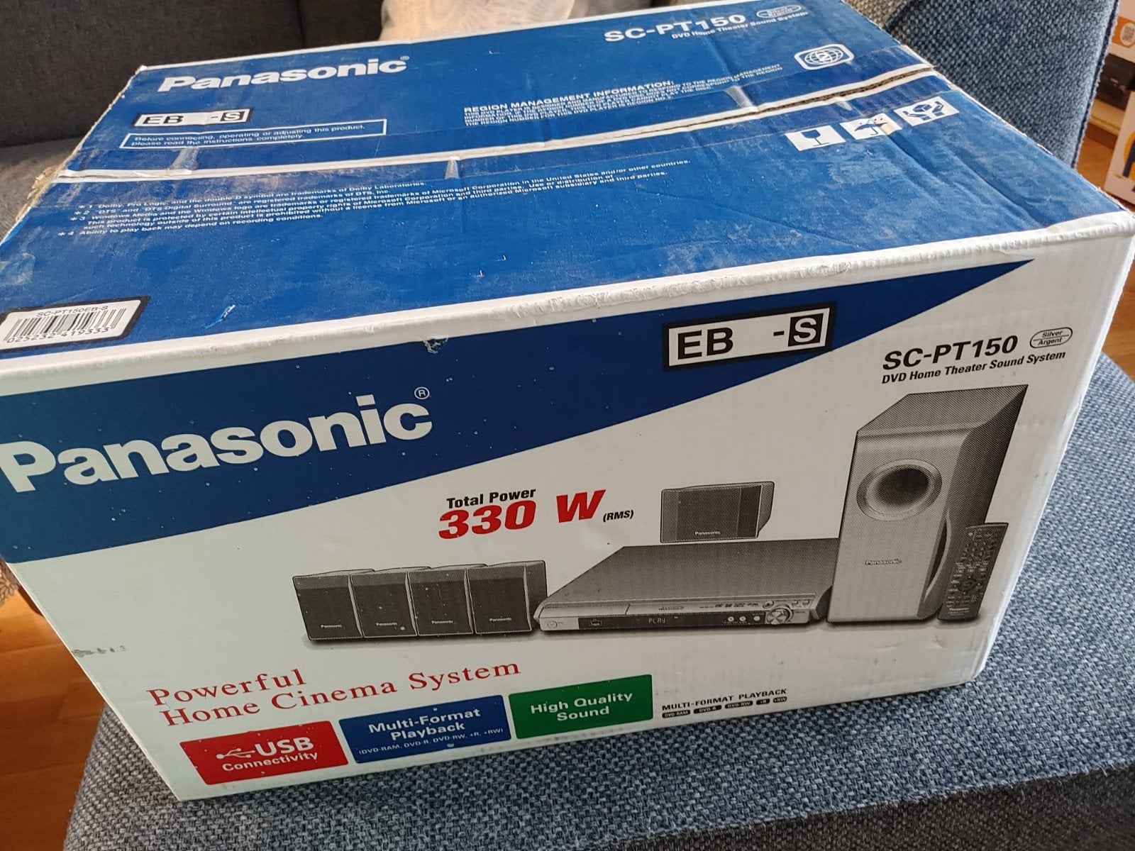 Nieuwe Panasonic Home Cinema Set 330W - SC-PT150 DVD Systeem, Ophalen, Panasonic, 70 watt of meer, Nieuw