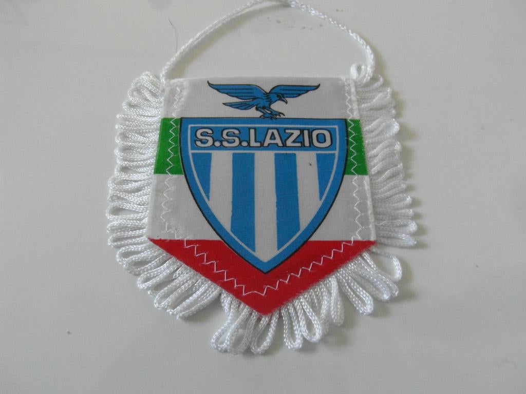 voetbal mini vaantje lazio roma  italie, Ophalen of Verzenden, Zo goed als nieuw, Buitenlandse clubs, Vaantje of Sjaal