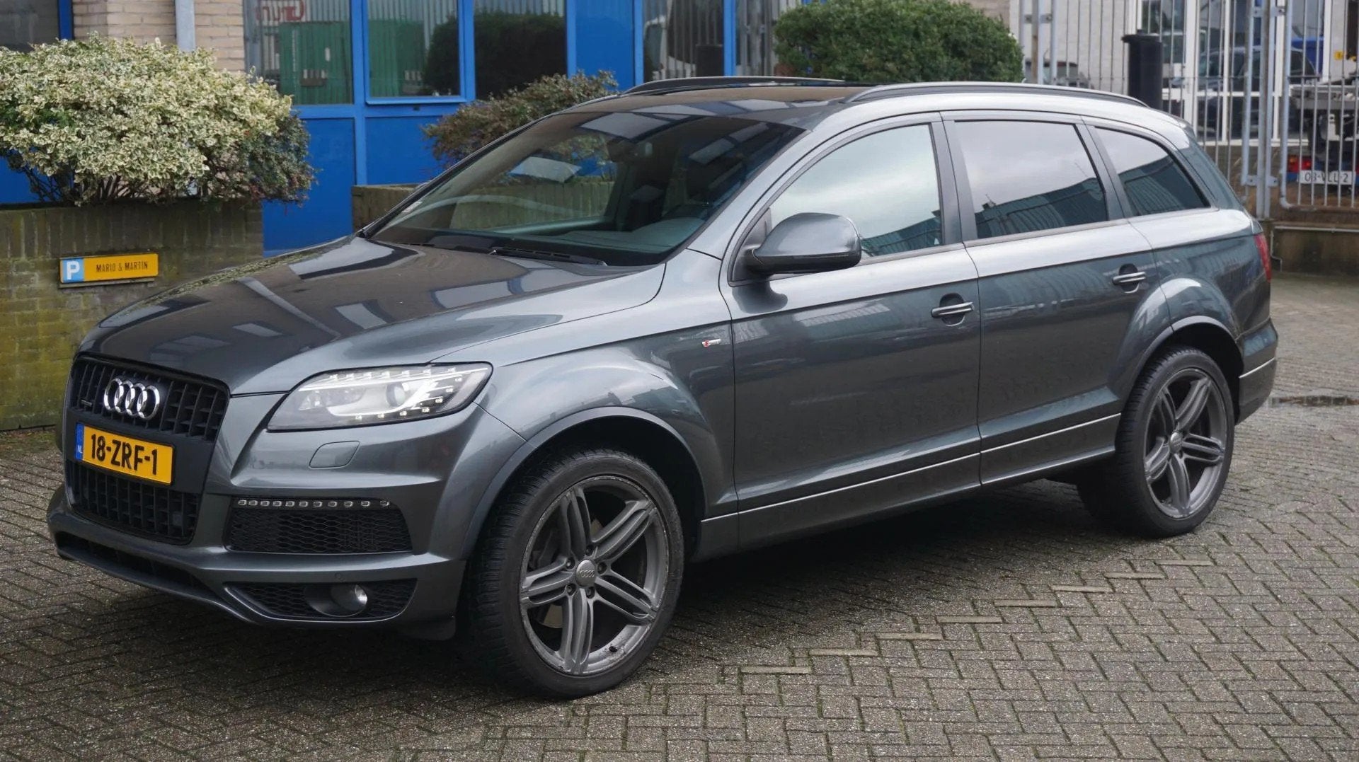 Audi Q7 3.0 TDI Quattro 7 Zits 2x S- Line, Auto's, Euro 5, Zwart, 7 stoelen, Bedrijf