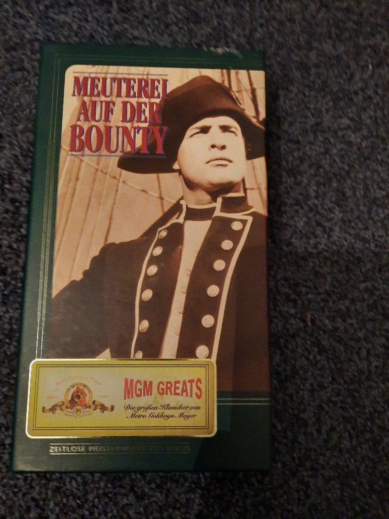 MUTINY ON THE BOUNTY! Top Speelfilm Klassieker Op VIDEO!, Vanaf 12 jaar, Verzenden, Zo goed als nieuw, Actie en Avontuur