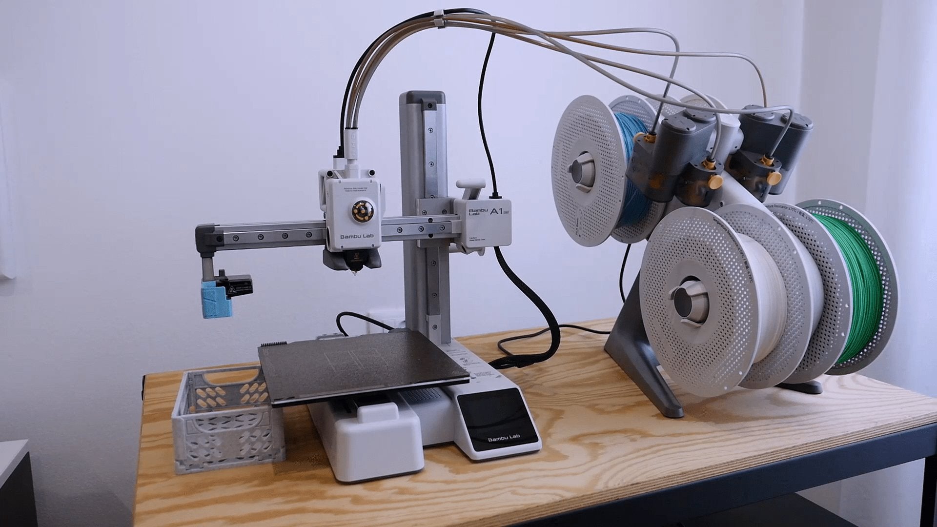 Bambu Lab A1 Mini + AMS lite - zgan met garantie, Computers en Software, 3D Printers, Ophalen, Ingebouwde Wi-Fi, Zo goed als nieuw