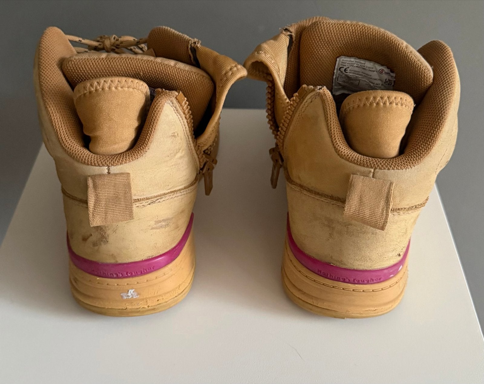 Dames veiligheidsschoen Hard Yakka cognac - Maat 41, Ophalen, Gedragen, Bruin, Werkschoenen