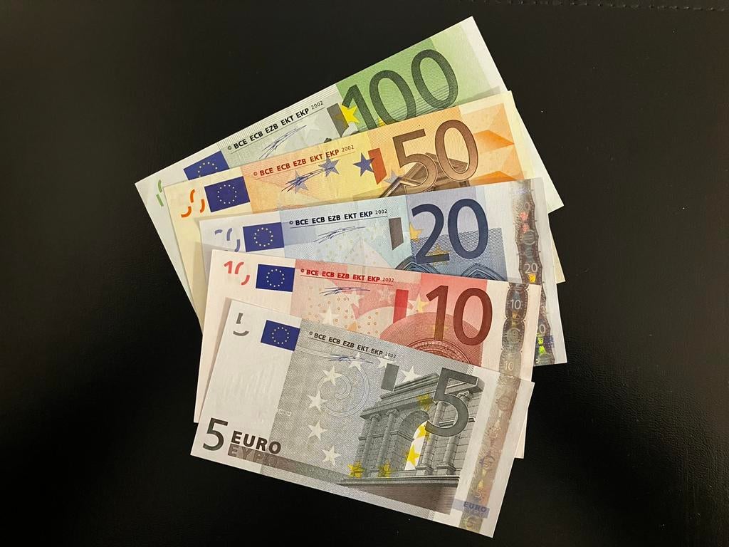 Set van 5 stuks - Duisenberg - Frankrijk (U) - UNC/AUNC, Ophalen of Verzenden, Frankrijk, 5 euro