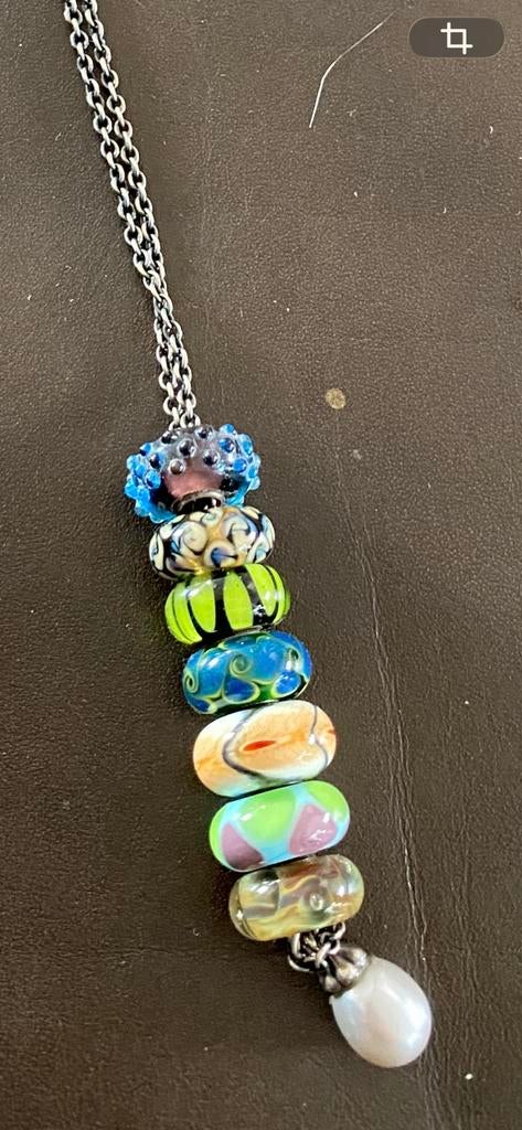 Trollbeads, Sieraden, Tassen en Uiterlijk, Bedels, Zo goed als nieuw, Trollbeads, Zilver, 1 bedel, Ophalen of Verzenden