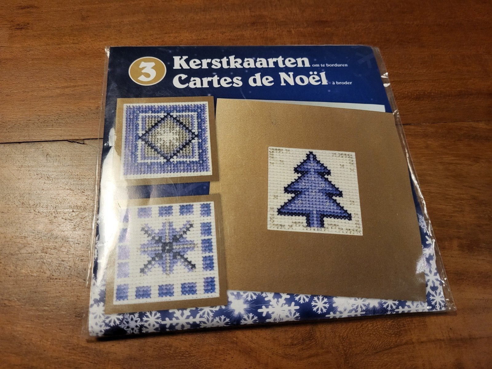 *Nieuw* borduurpakketten voor het maken van kerstkaarten, Hobby en Vrije tijd, Ophalen of Verzenden, Nieuw, Borduurpakket