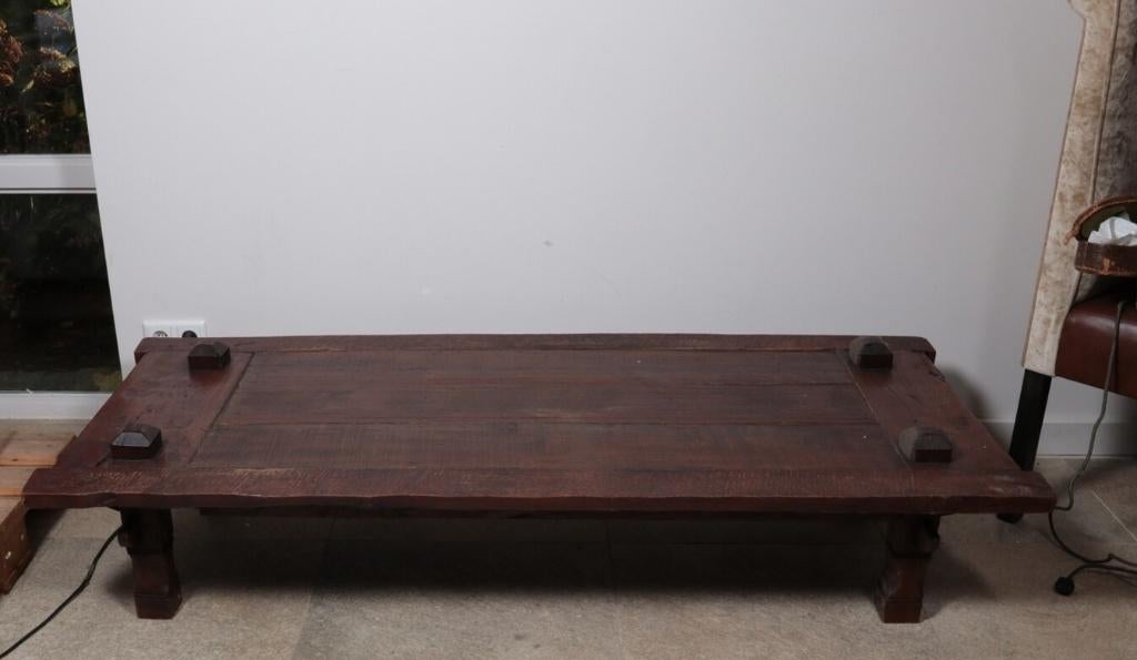 Oude Salontafel, Ophalen, Gebruikt, 100 tot 150 cm, 50 tot 100 cm