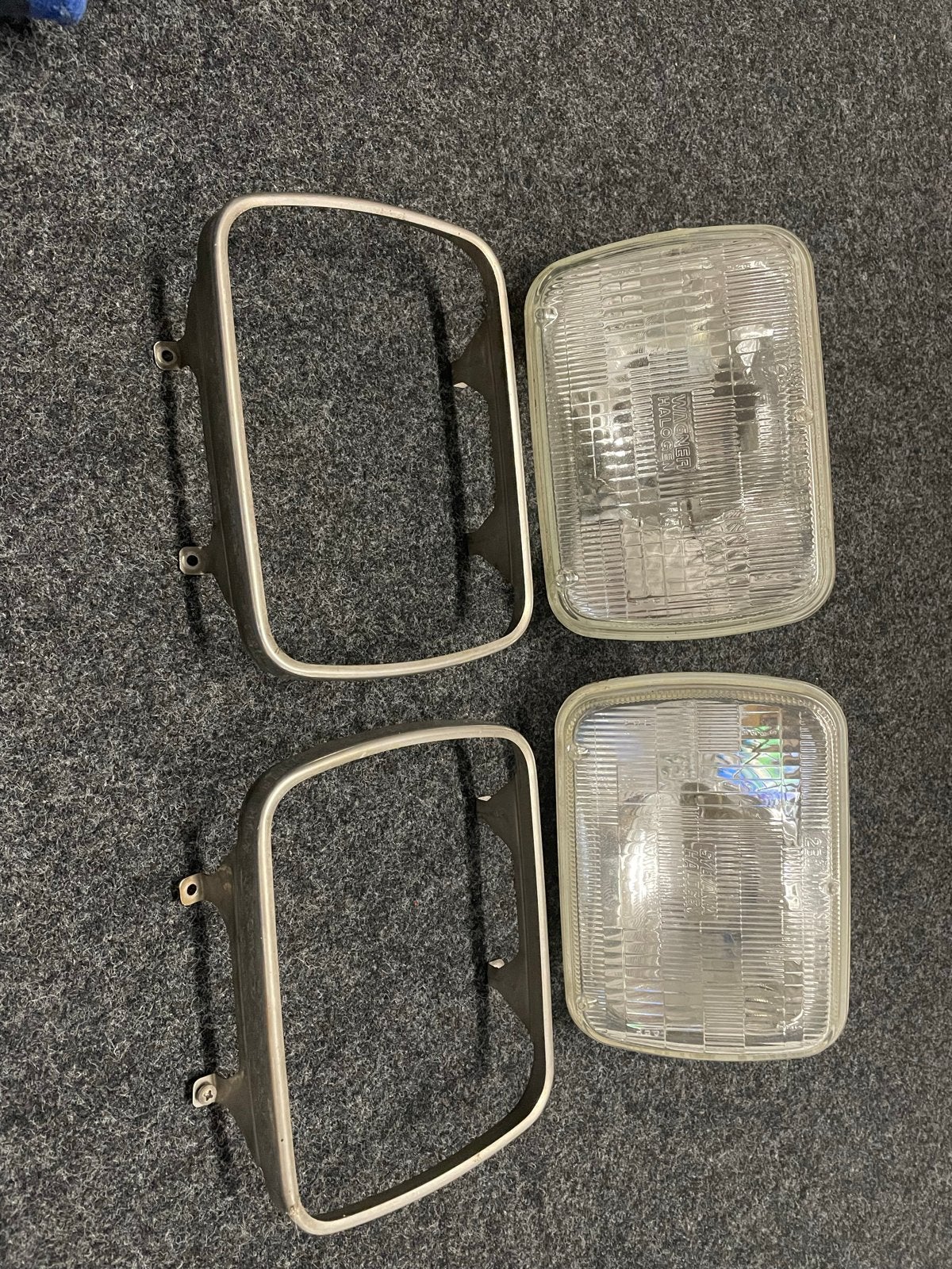 Koplampen Mercedes-Benz W126 300SD (set), Ophalen of Verzenden, Gebruikt, Mercedes-Benz