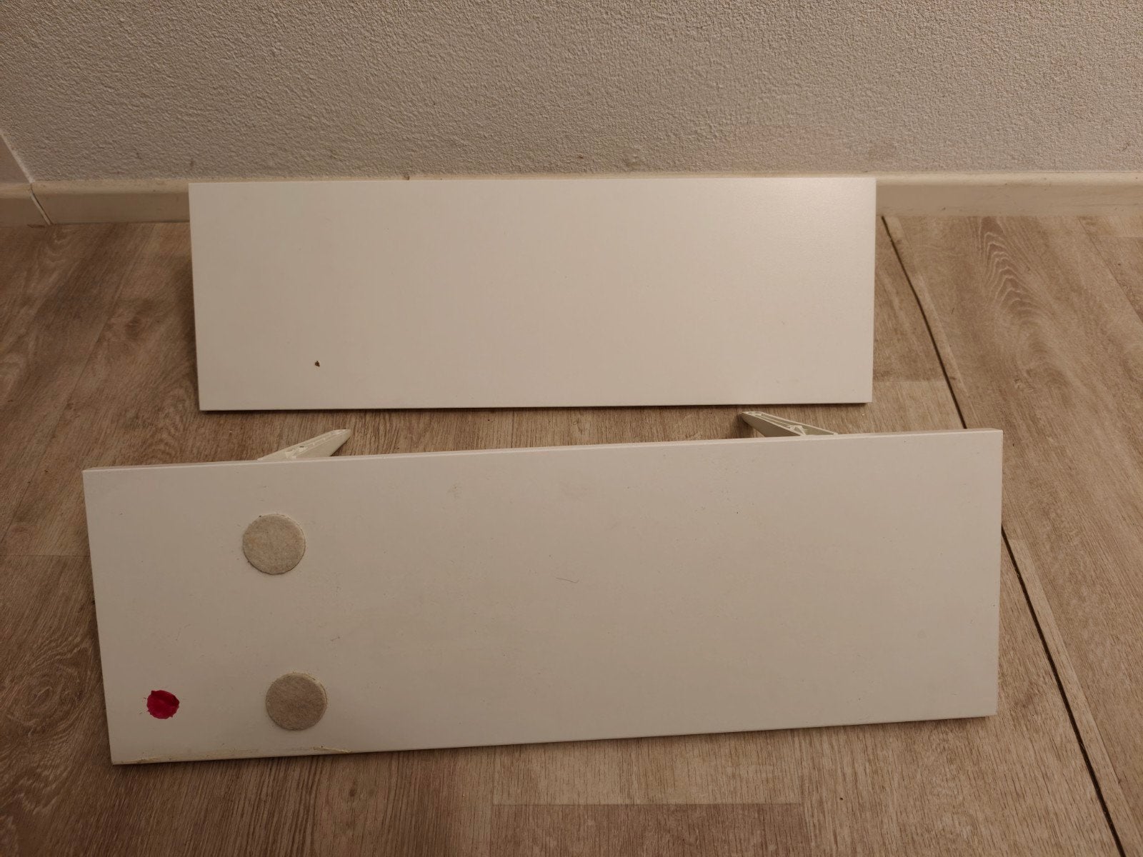 IKEA LACK Wandplank Wit - 2 stuks, Ophalen of Verzenden, Zo goed als nieuw
