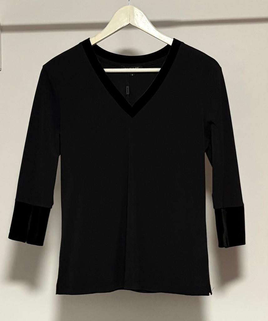 Mi Piace travelstof shirt met fluweel maat S, Kleding | Dames, Mi Piace, Zwart, Nieuw, Ophalen of Verzenden