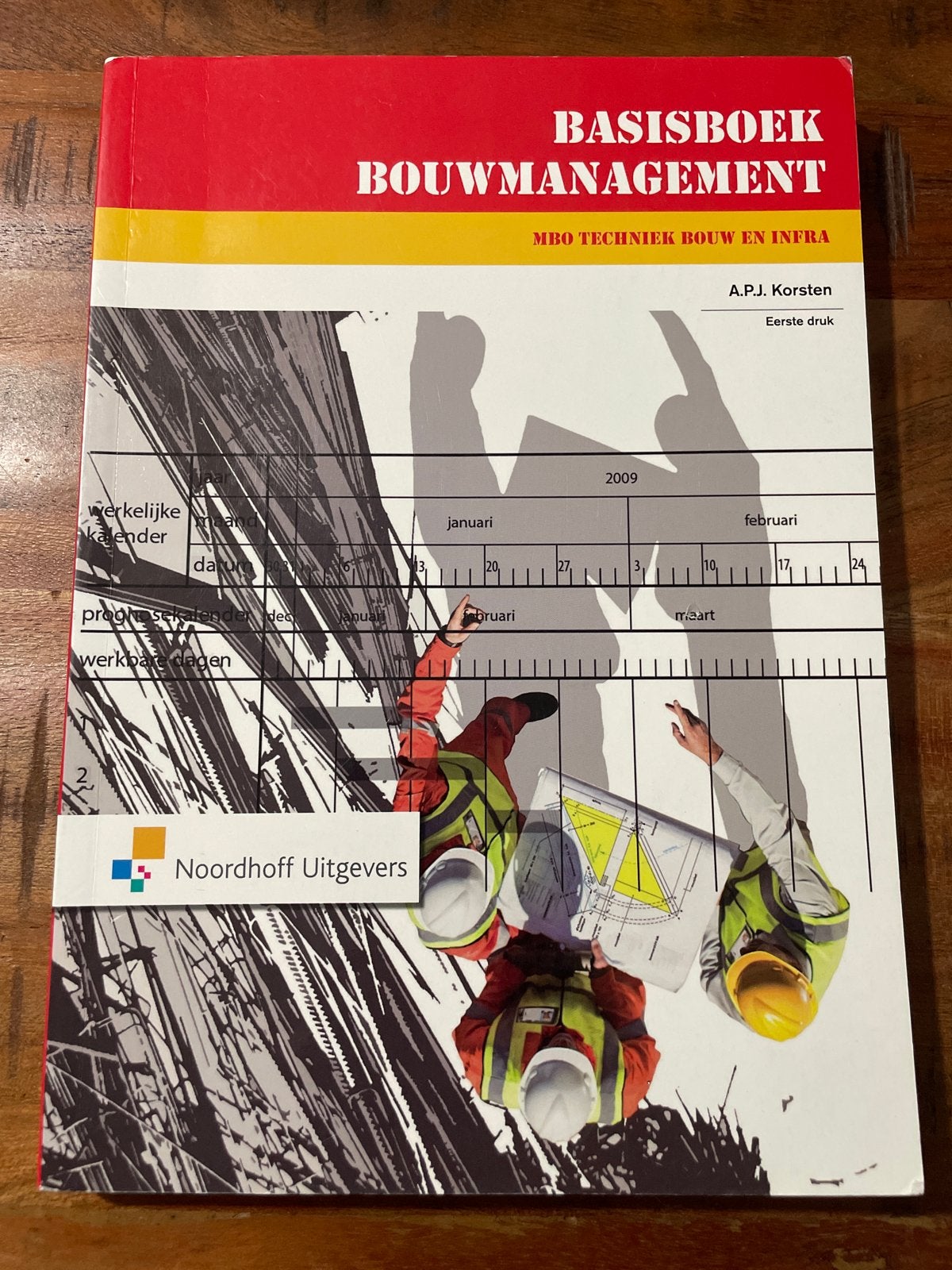 Basisboek Bouwmanagement - MBO Techniek Bouw en Infra, Ophalen of Verzenden, Beta, Zo goed als nieuw, MBO