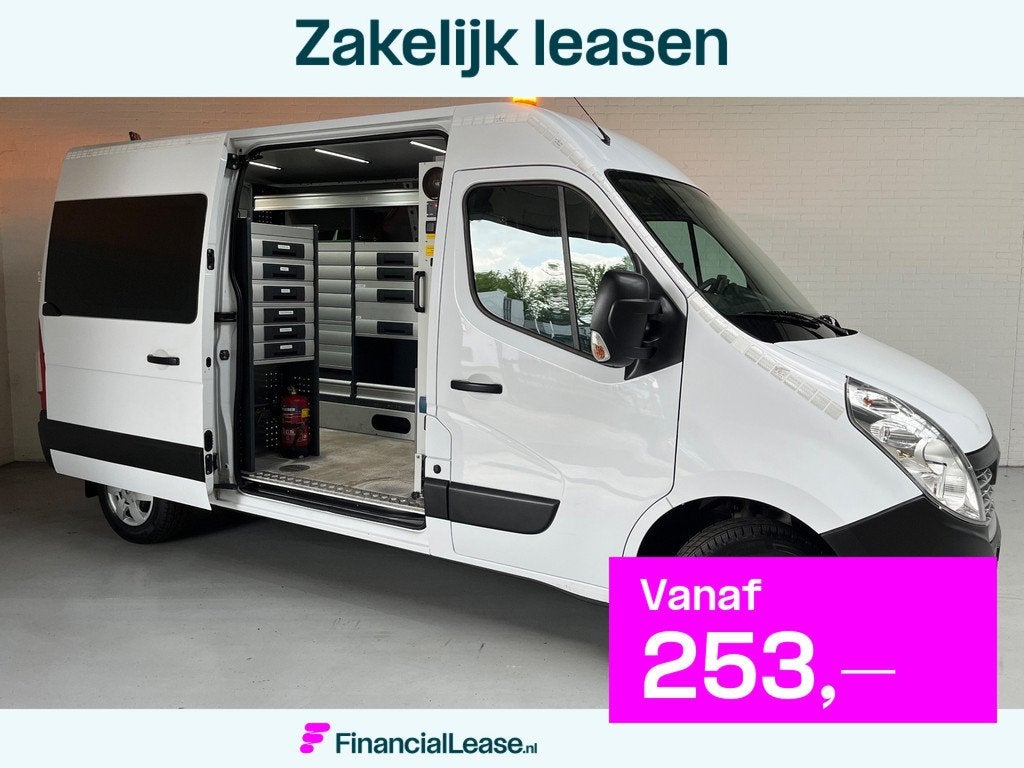 Renault Master Servicewagen T35 2.3 dCi 145pk euro6 L2H2 BOT, Voorwielaandrijving, Stof, Gebruikt, Met garantie (alle)