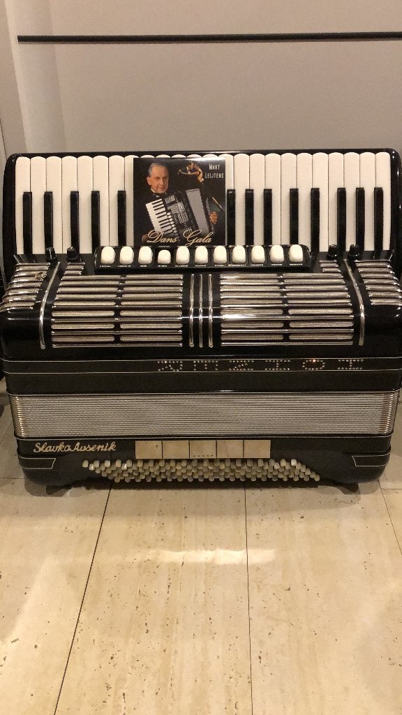 HOHNER MORINO SLAVKO AVSENIK, Muziek en Instrumenten, Met koffer, Zo goed als nieuw, Hohner, 120-bas