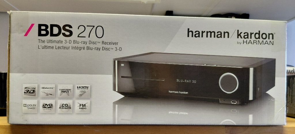 Harman Kardon BDS 270 mediaspeler in originele verpakking, Overige merken, 2.1-systeem, Blu-ray-speler, Ophalen of Verzenden
