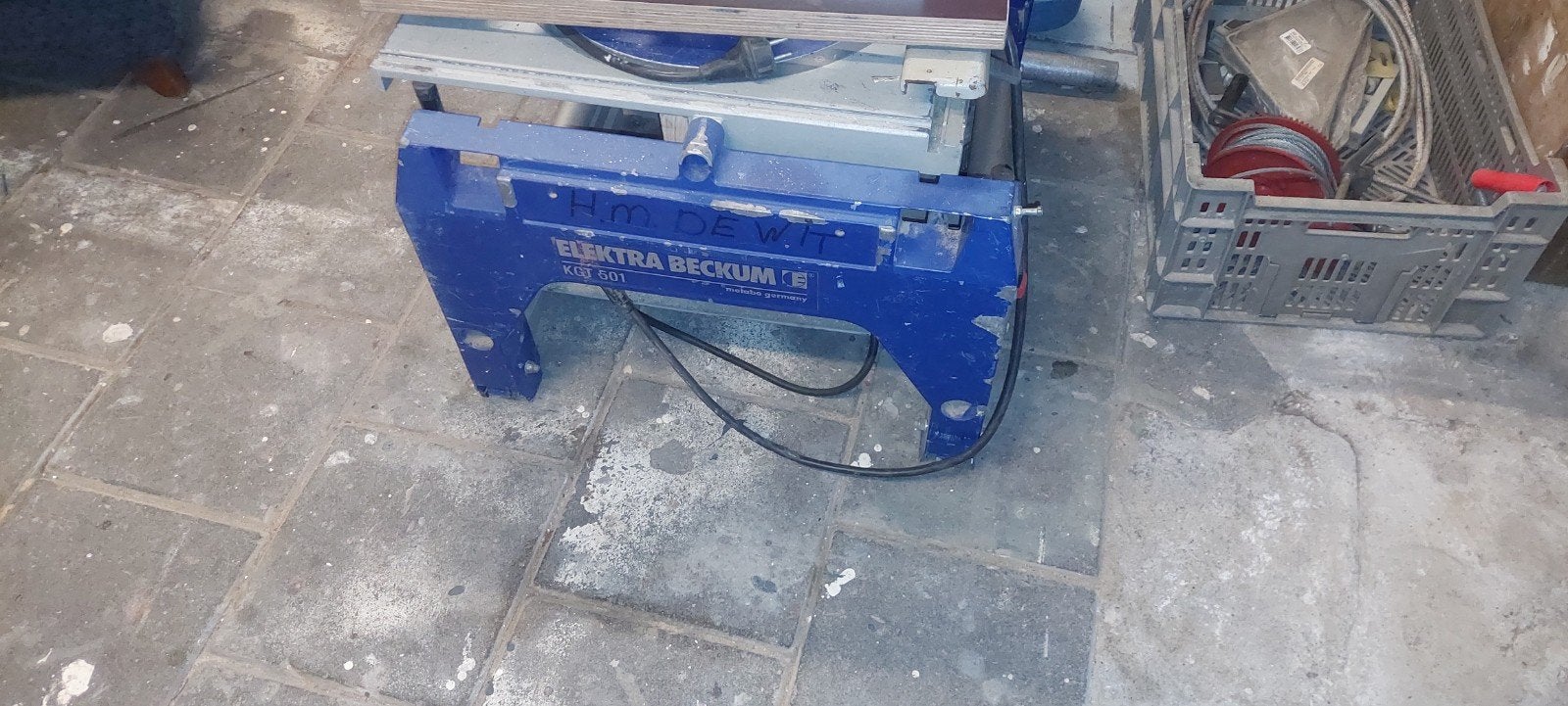 HM. DE WIT Cirkelzaag - Elektra Beckum KGS 501, Ophalen, Gebruikt, Cirkelzaag, 600 tot 1200 watt