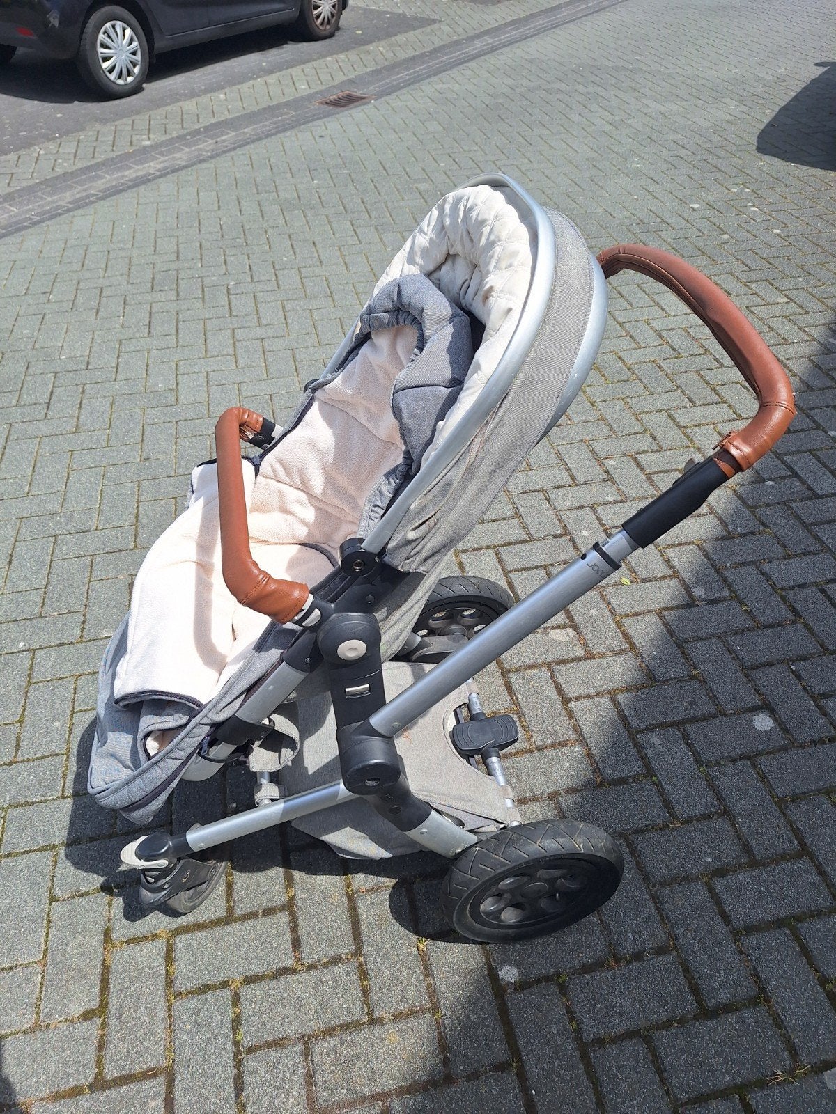 Joolz Day 3 kinderwagen met reiswieg - Gebruikt, Kinderen en Baby's, Kinderwagens en Combinaties, Gebruikt, Combiwagen, Verstelbare duwstang