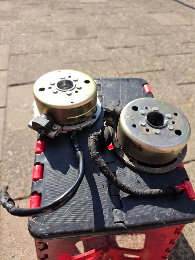 Ontsteking set, rotor en stator 2 maal, Fietsen en Brommers, Ophalen of Verzenden, Gebruikt, Overige typen