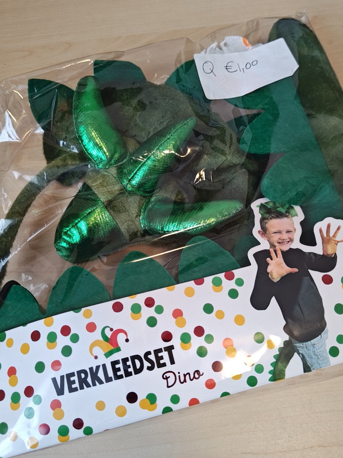 Verkleedset Dino, Hobby en Vrije tijd, Ophalen of Verzenden, Nieuw, Kostuum