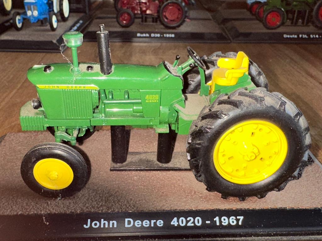 John Deere 4020 tractor 1967 metalen model tractor 1:32#v#, Ophalen, Zo goed als nieuw, Tractor of Landbouw, Overige merken