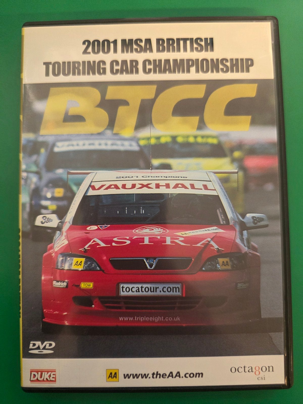 2001 MSA British Touring Car Championship BTCC DVD, Alle leeftijden, Ophalen of Verzenden, Gebruikt