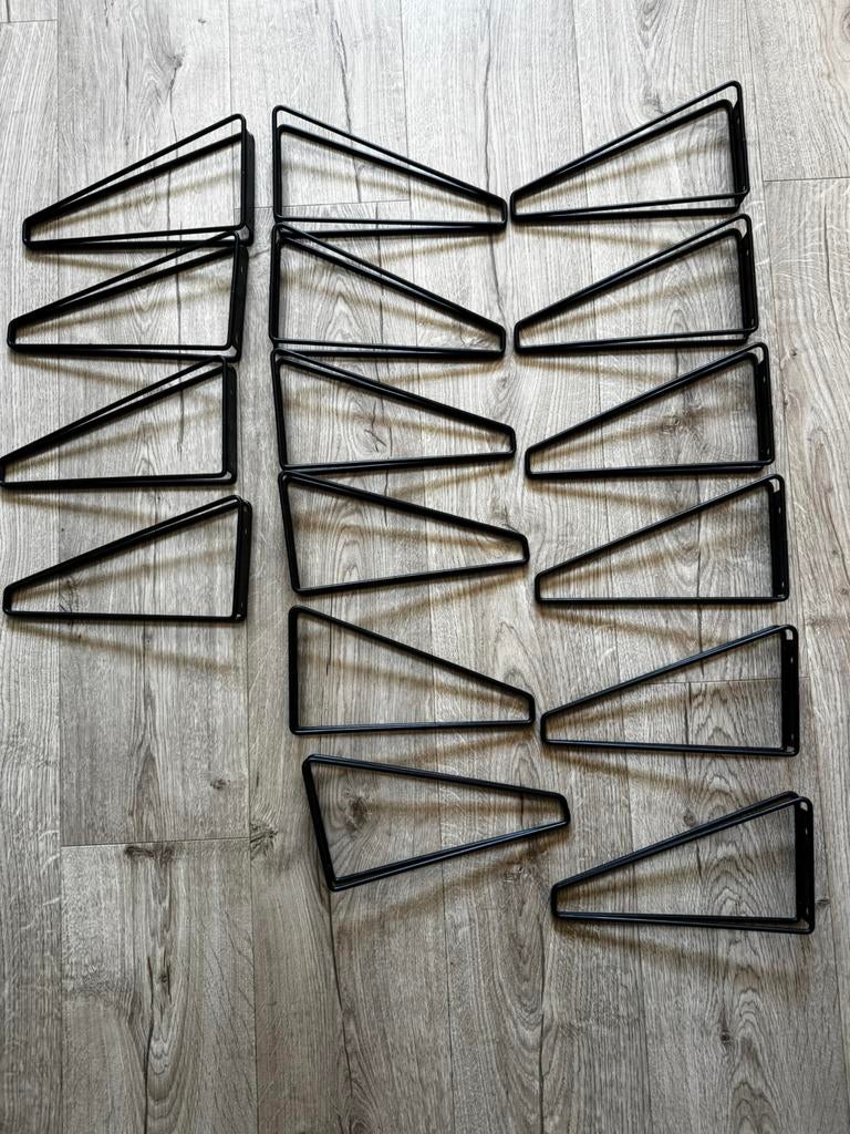 Duraline plank dragers zwart, Huis en Inrichting, Woonaccessoires | Wandplanken en Boekenplanken, Ophalen of Verzenden, Zo goed als nieuw