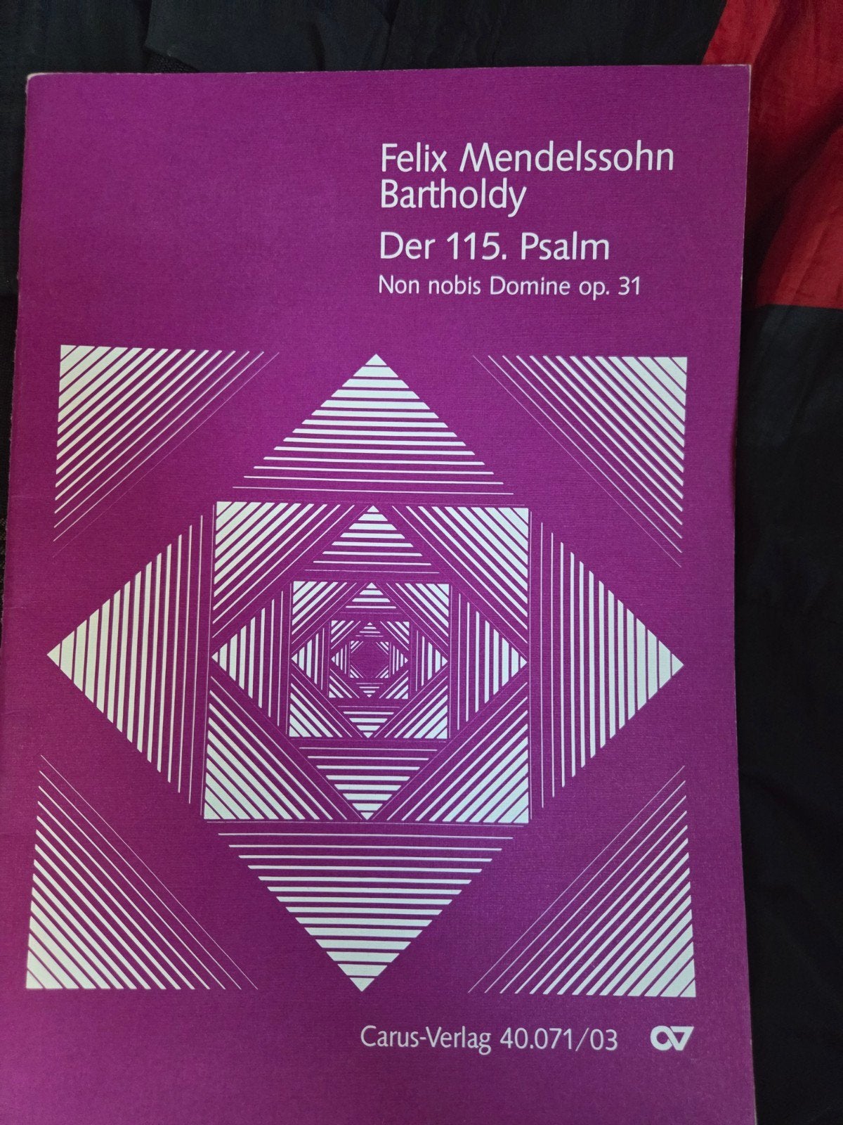Felix Mendelssohn Bartholdy - Der 115. Psalm (Koor/Orkest), Muziek en Instrumenten, Koor, Klassiek, Ophalen of Verzenden, Zo goed als nieuw