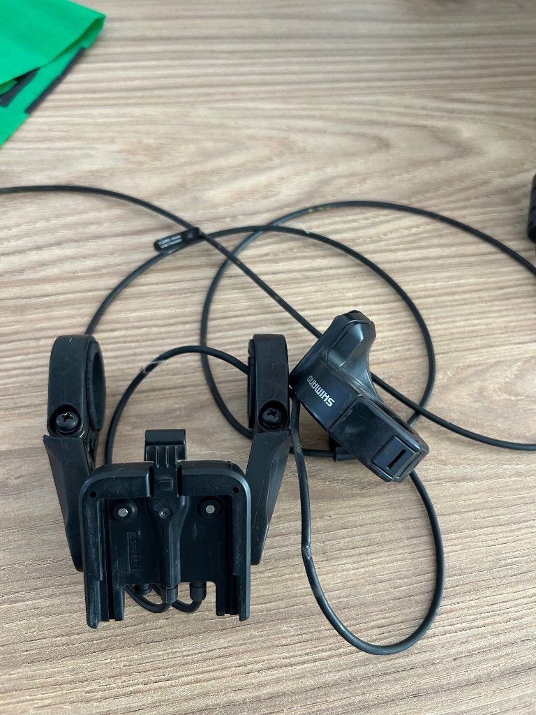 te koop:Shimano STEPS Displayhouder + SW-E6010-L Bediening, Fietsen en Brommers, Fietsaccessoires | Fietscomputers, Ophalen of Verzenden
