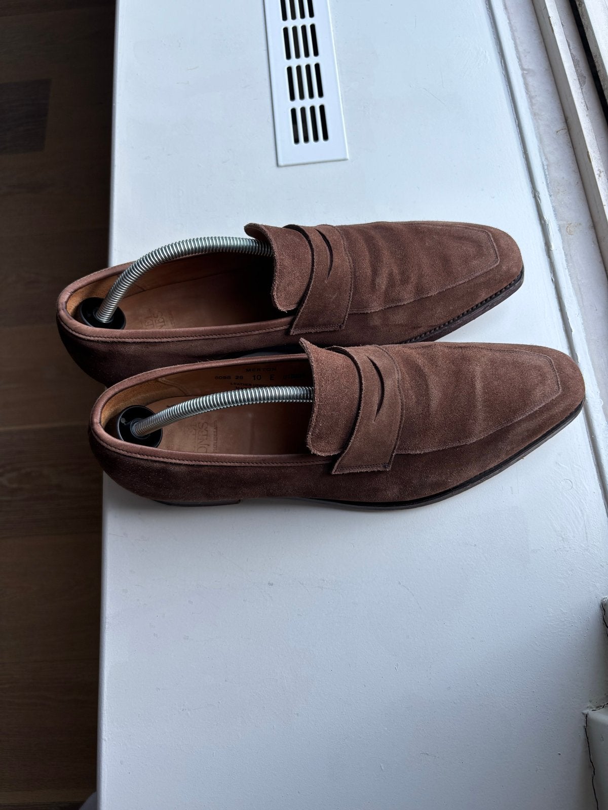Crockett & Jones Merton loafer bruin suede, Ophalen of Verzenden, Bruin, Loafers