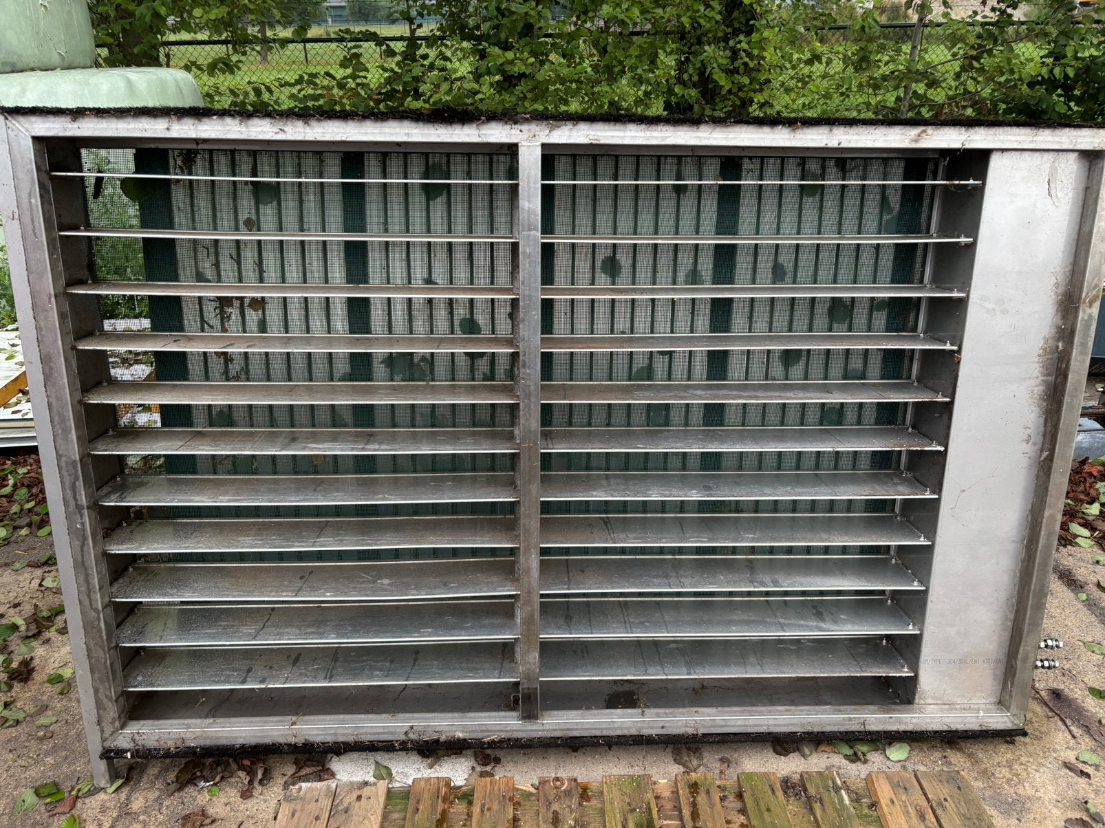 Deuren met lamellen en windbreekgaas, Dieren en Toebehoren, Ophalen, Vee