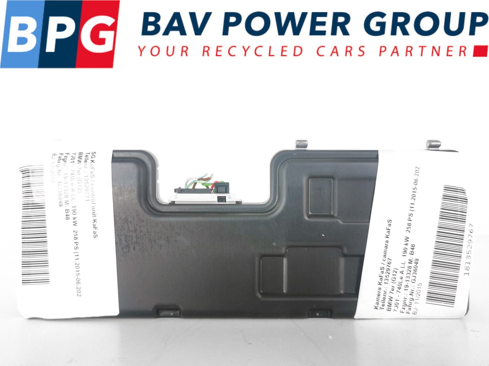 CAMERA VOOR KAFAS BMW 7 serie (G11 / G12) (66515A081A1), Gebruikt, BMW, Petuelring 130
80809  München, DE, Bayerische Motoren Werke AG