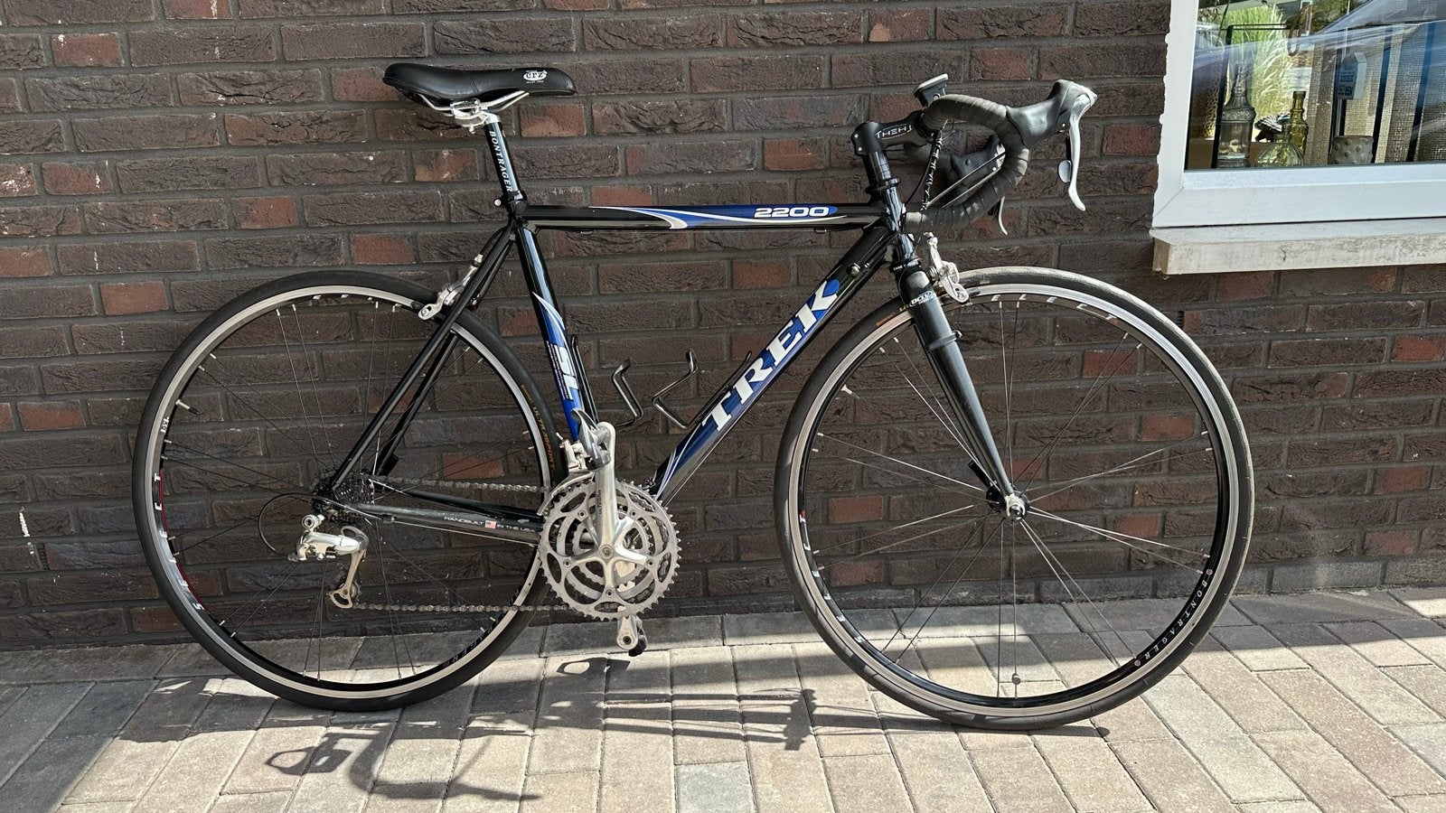 Trek 2200 racefiets 54 cm Shimano Ultegra/105, ZEER NETJES!, Fietsen en Brommers, Fietsen | Racefietsen, 28 inch, Gebruikt, Aluminium
