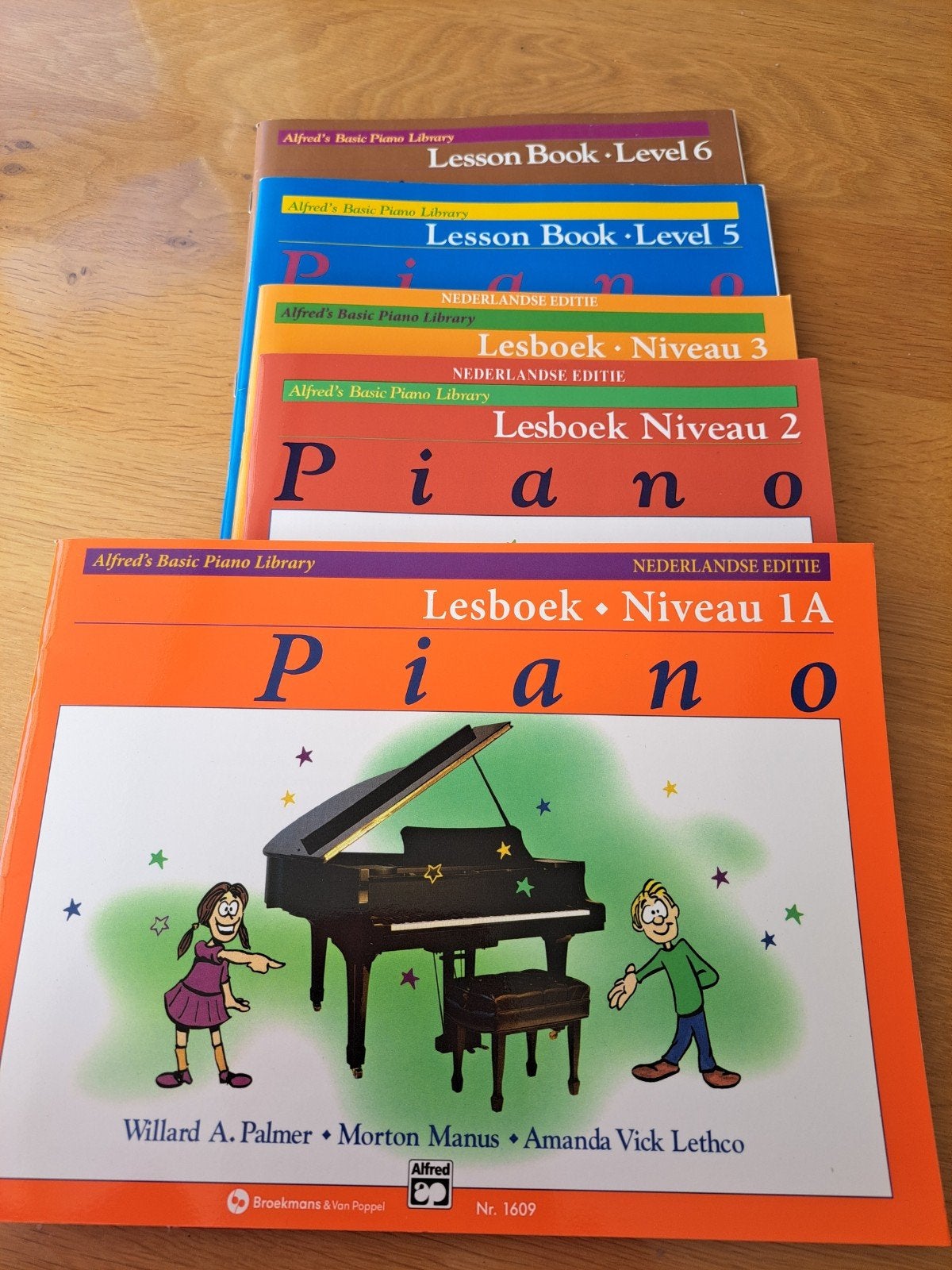 Alfred's Basic Piano Library Lesboeken 1A, 2, 3, 5, 6, Ophalen of Verzenden, Nieuw, Overige niveaus, Willard A. Palmer, Morton Manus, Amanda Vick Lethco