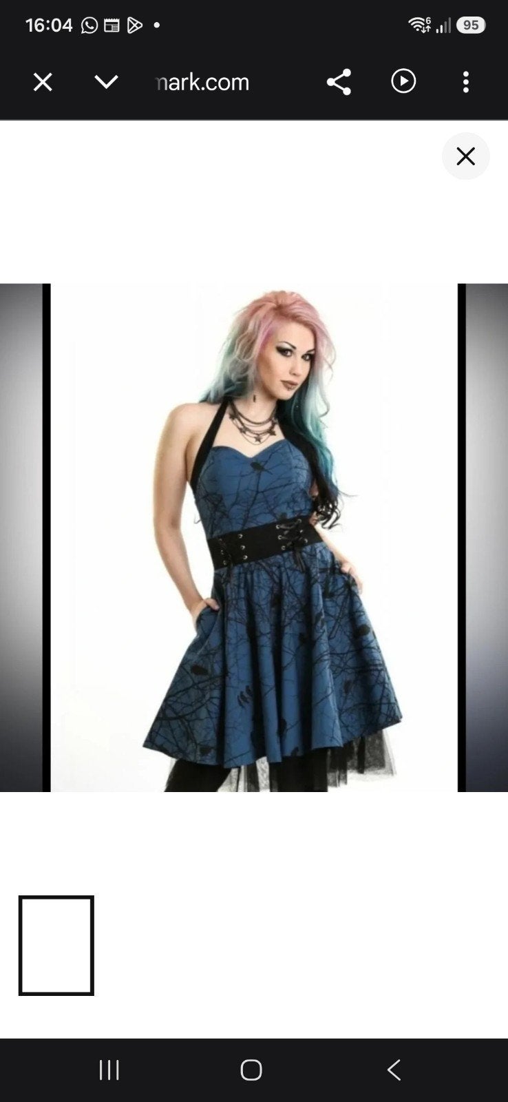 haloween jurk ravenprint, M, merk Vixxsin, Kleding | Dames, Maat 38/40 (M), Vixxsin, Ophalen of Verzenden, Zo goed als nieuw