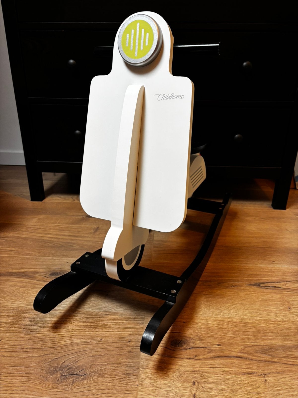 Houten schommel Scooter (Italiaanse Vespa) van Childhome, Ophalen, Zo goed als nieuw